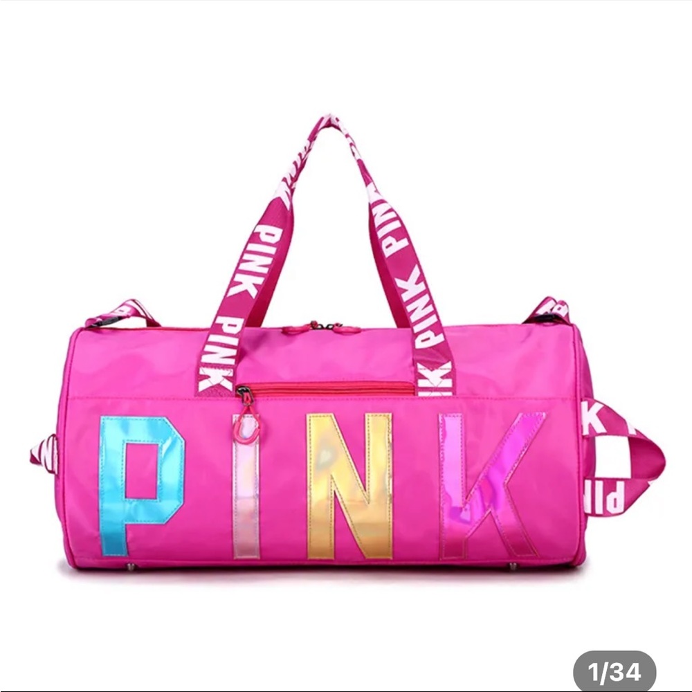 COPY - Vs Pink Duffle Bag Gym-Bag - Picture 3 of 4